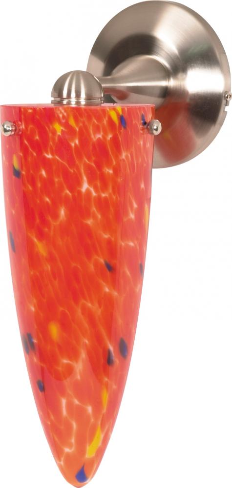 1 Light - 4" - Halogen Wall Fixture - Molten Lava Cone