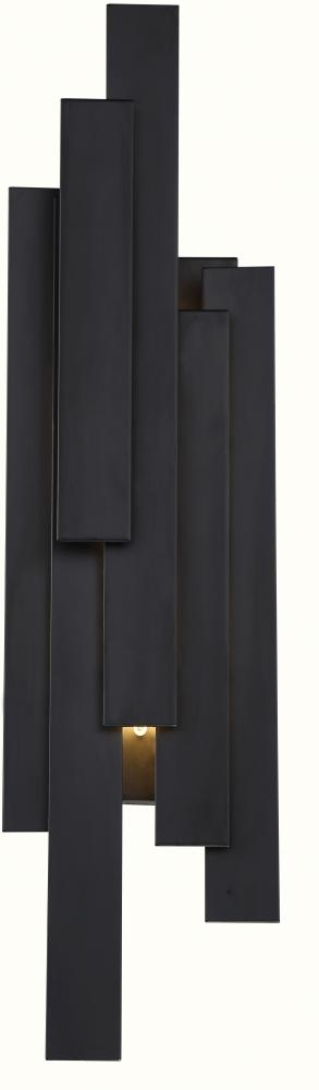 Chaz - LED Wall Sconce - Aged Bronze Finish