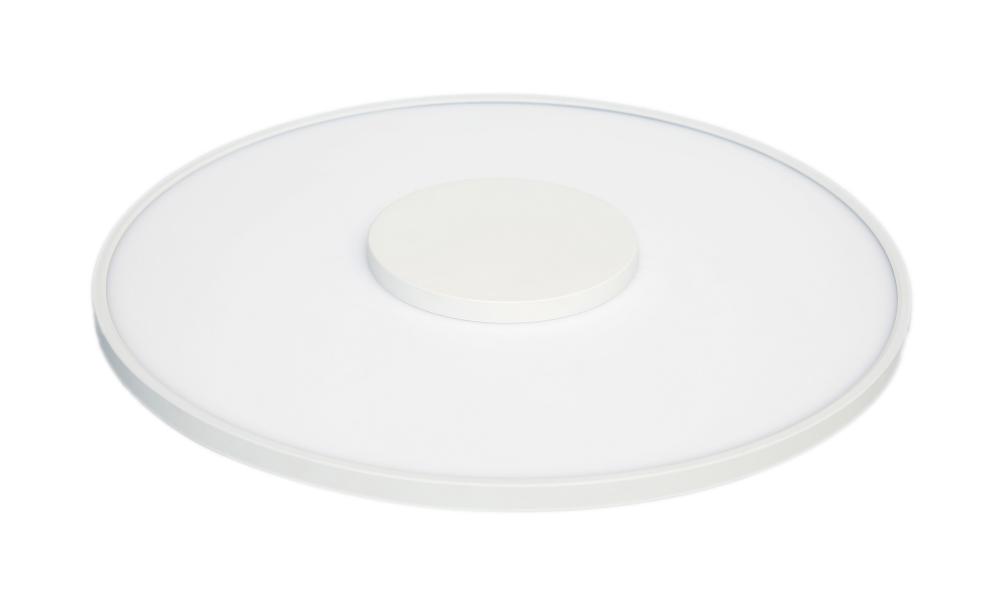26 watt; 13" Flush Mount LED Fixture; Round Shape; White Finish