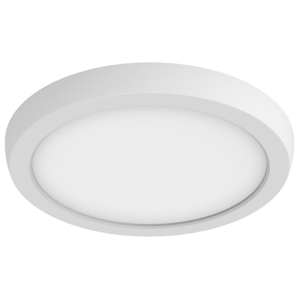 Blink Pro - 11W; 7in; LED Fixture; 3000K; Round Shape; White Finish; 120/277V; 0-10V Dimming