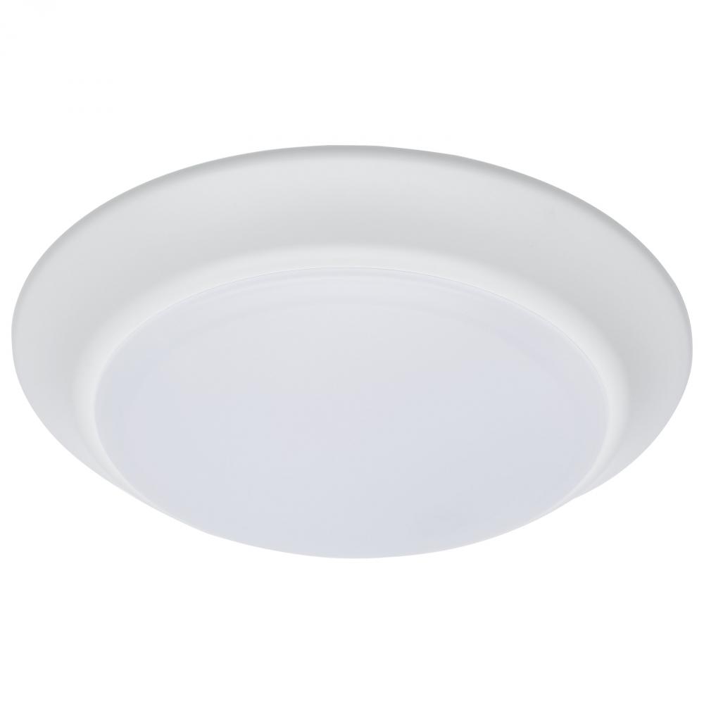 7 inch; LED Disk Light; 6 Unit Contractor Pack; 5-CCT Selectable 27K/3K/35K/4K/5K; White Finish