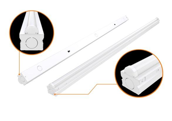 LED 4 ft.- Strip Light - 24W - White Finish - 100-277V