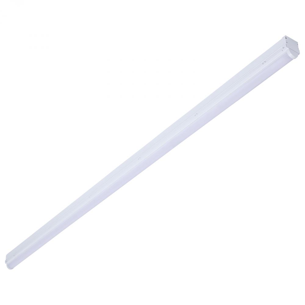 LED 4 Foot Strip Light; 19 Watts; 27K/30K/35K/40K/50K CCT Selectable; White Finish; 120-277 Volt