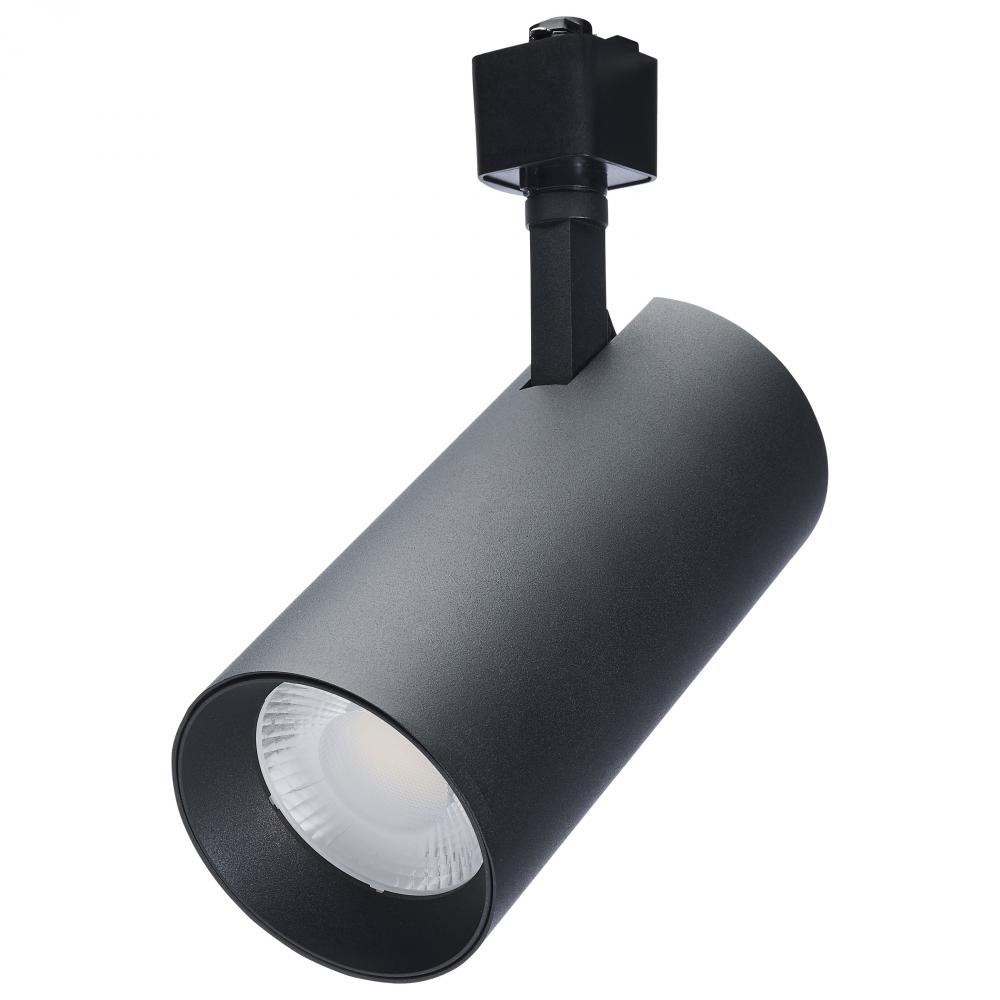 30 Watt LED Track Head; 36 Degree Beam Spread; 5 CCT Selectable; Matte Black Finish