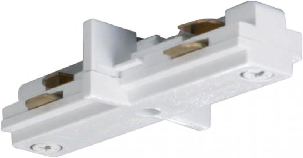 Mini Straight Connector; I-Joiner; White Finish