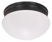 Nuvo 60/2643 - 2 Light - 10" Flush with Frosted Glass - Mahogany Bronze Finish