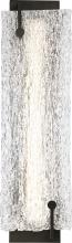 Nuvo 62/1405 - Petra - LED Wall Sconce with Ice Glass - Aged Bronze Finish