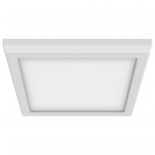 Nuvo 62/1719 - Blink Pro - 11W; 7in; LED Fixture; 3000K; Square Shape; White Finish; 120/277V; 0-10V Dimming