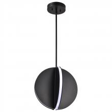 Nuvo 62/2151 - Blaine; 13 Inch LED Pendant; Matte Black; Acrylic Lens