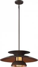 Nuvo 62/599 - Atom LED Pendant with Cream Glass