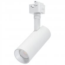 Nuvo TH5003 - 10 Watt LED Track Head; 48 Degree Beam Spread; J-Style Track; 5 CCT Selectable; Matte White Finish