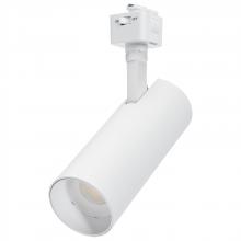 Nuvo TH5011 - 20 Watt LED Track Head; 36 Degree Beam Spread; J-Style Track; 5 CCT Selectable; Matte White Finish