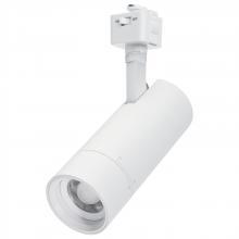 Nuvo TH5031 - 15 Watt LED Track Head; J-Style; 20 to 50 Degree Adjustable Beam Spread; CCT Selectable; Matte White